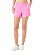 MC2 Saint Barth Woman Fluo Pink Cotton Short Pants