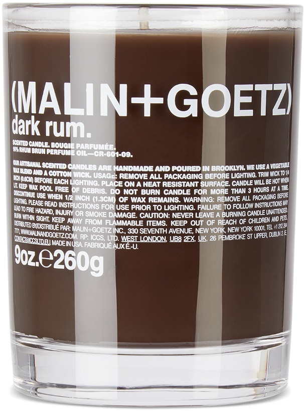 Photo: MALIN + GOETZ Dark Rum Candle, 9 oz