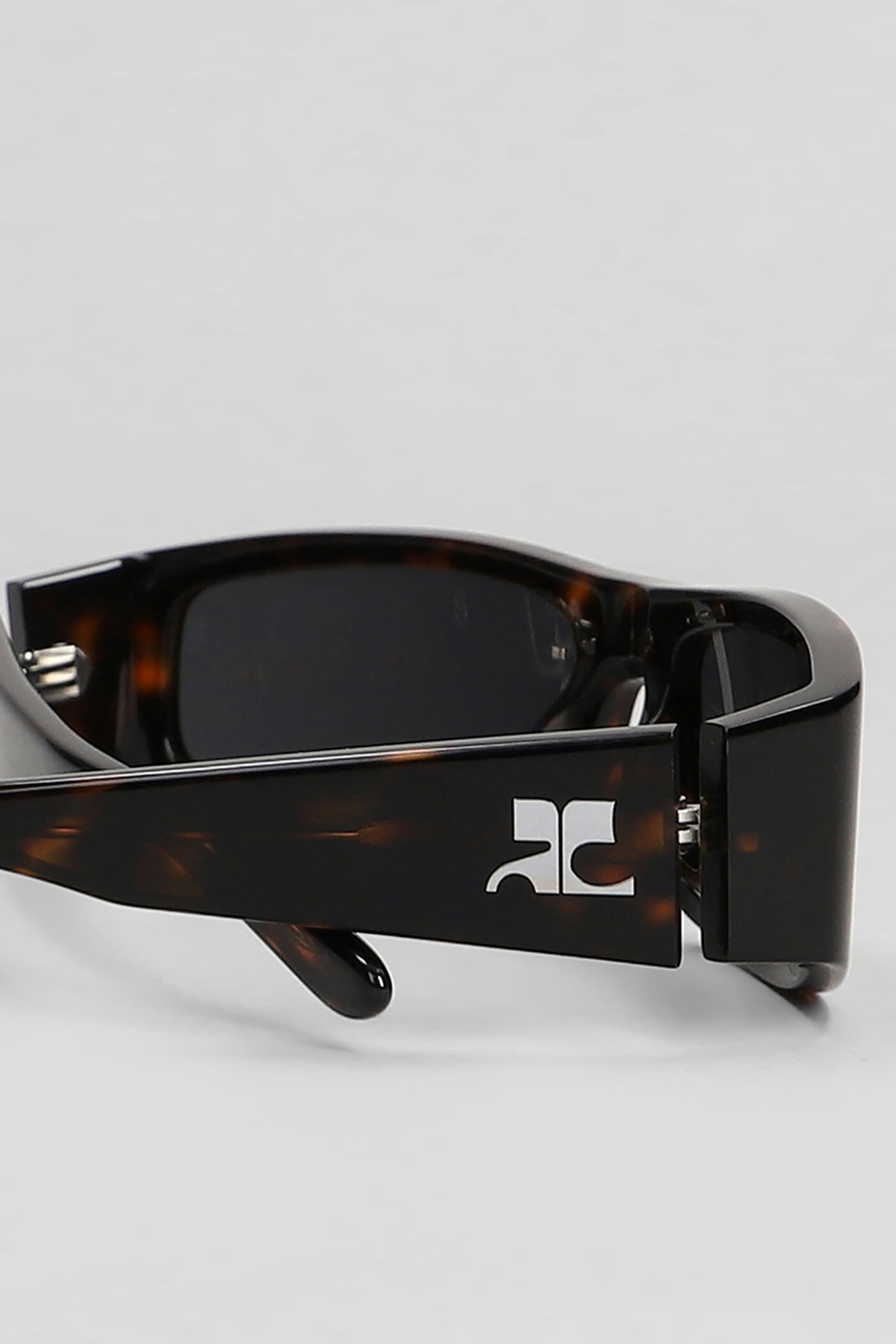 Courrèges Sunglasses In Brown Acetate