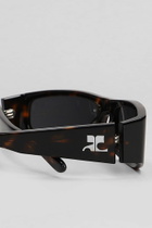 Courrèges Sunglasses In Brown Acetate