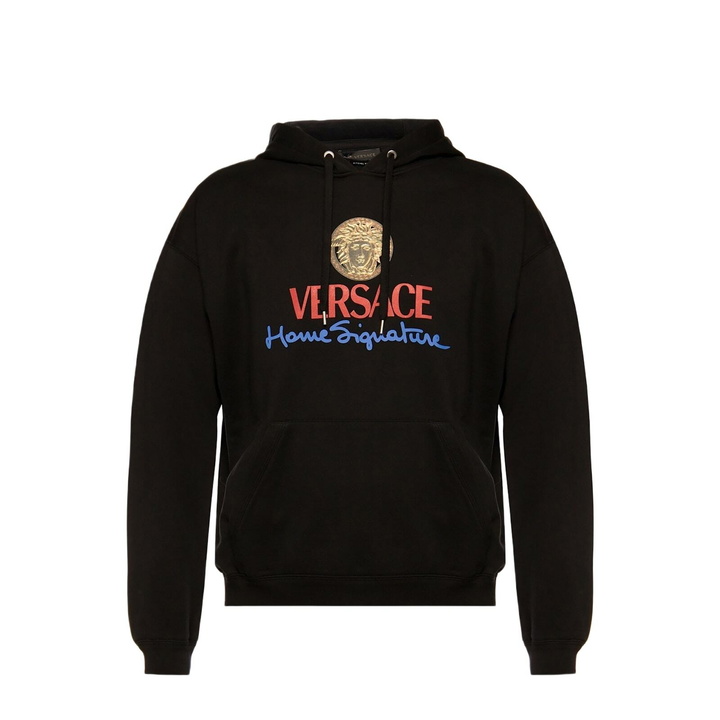 Photo: Versace Logo Hooded Sweatshirt