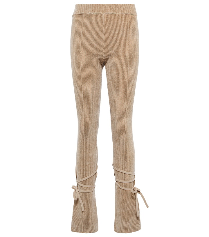 Photo: Jacquemus - Le Pantalon Duci ribbed-knit pants