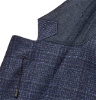 Peter Millar - Storm-Blue Hurlingham Checked Wool Blazer - Blue