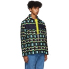 Kenzo Blue and Green Outdoor Jacket