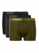 CDLP - Three-Pack Stretch-TENCEL™ Lyocell Boxer Briefs - Multi