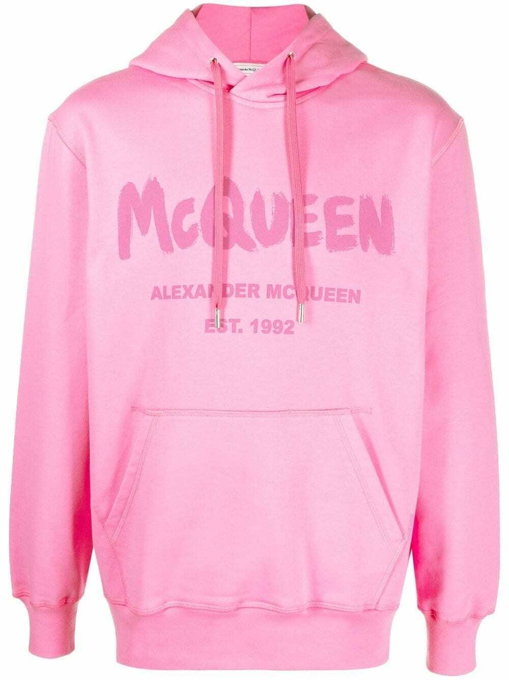 ALEXANDER MCQUEEN - Logo Cotton Hoodie Alexander McQueen