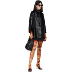Richard Quinn Orange Floral Turtleneck