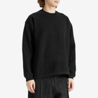 Comme des Garçons Homme Men's Mesh Pattern Crew Sweat in Black 1
