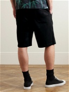 Theory - Lucas Ossendrijver Straight-Leg Stretch-Cotton Twill Shorts - Black