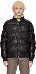 Parajumpers Black Alf Leather Jacket