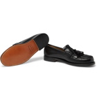 G.H. Bass & Co. - Weejuns Layton Kiltie Moc II Leather Tasselled Loafers - Black