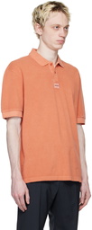 Hugo Orange Patch Polo