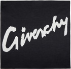 Givenchy Black Printed Bandana Scarf