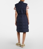 Moncler Cygnette belted quilted down vest