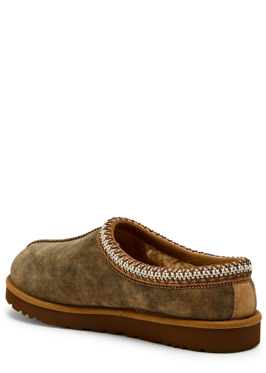 Ugg Tasman Baxter Suede Flatform Slippers Brown