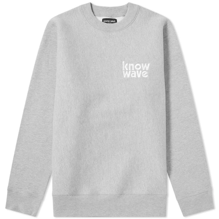 Photo: Know Wave Broadcast Crew Sweat Heather Grey