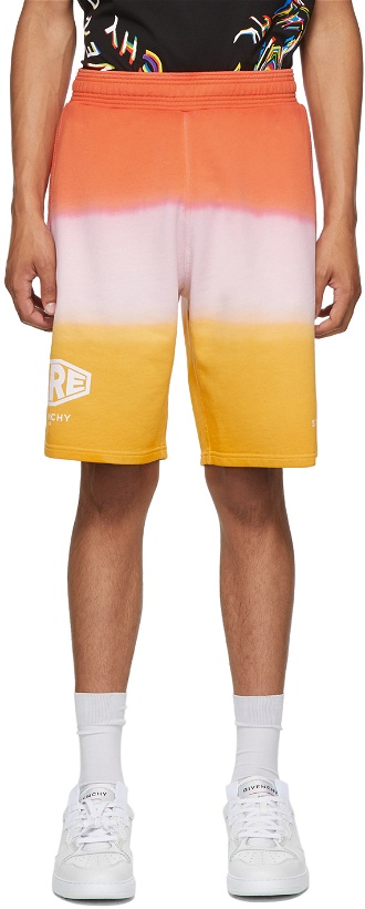 Photo: Givenchy Orange Faded Effect 'Studio Homme' Shorts