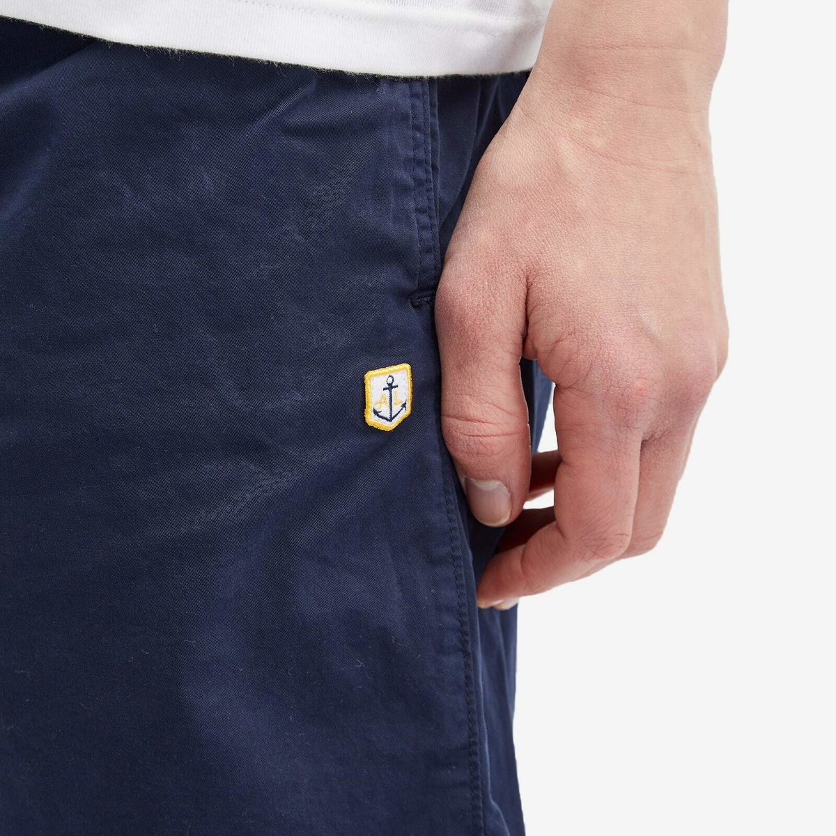 Armor-Lux Men's Drawstring Shorts in Navy