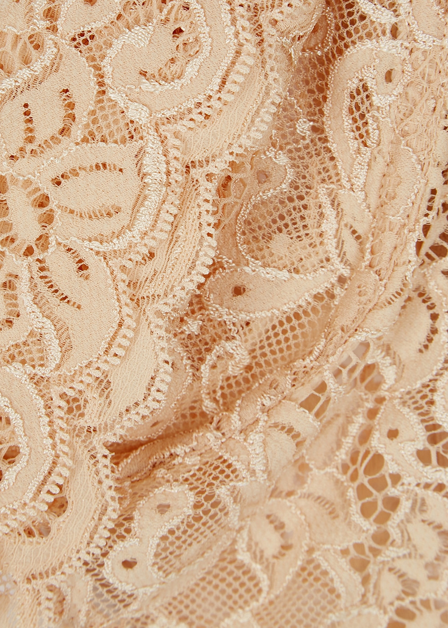 Hanro Moments Lace Soft-cup bra Beige