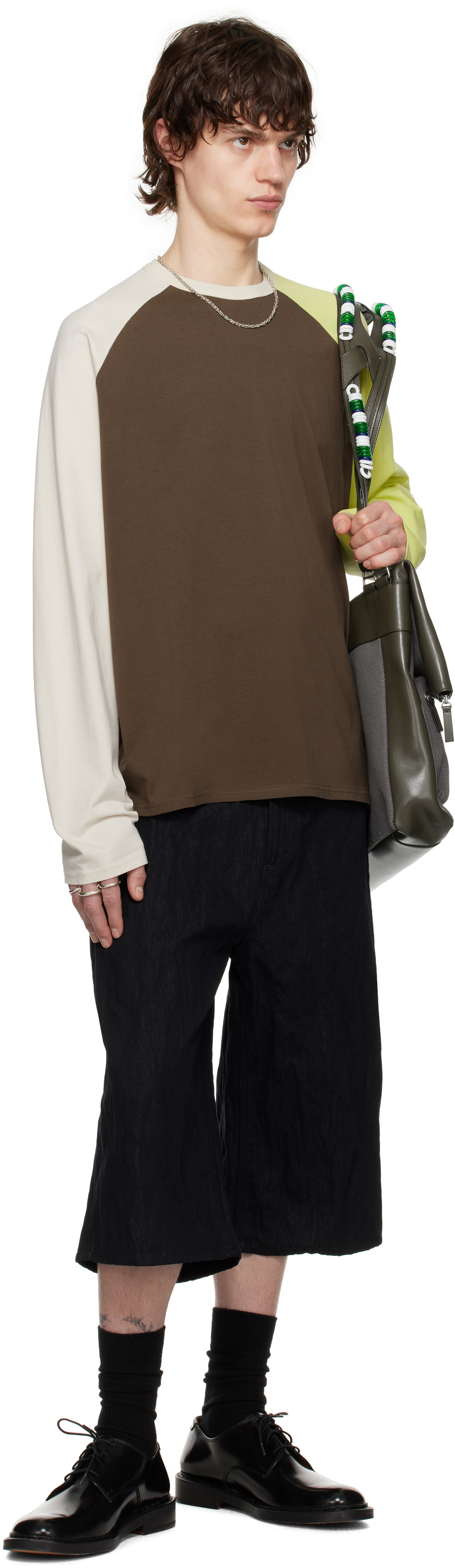 Still Kelly Brown & Off-White Baseball T-shirt