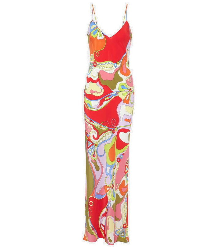 Photo: Pucci Orchidee silk crêpe de chine maxi dress