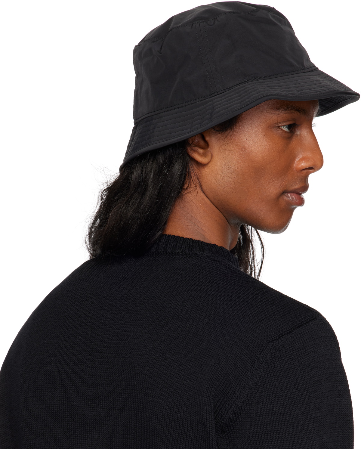 C.P. Company Black Chrome-R Bucket Hat C.P. Company C.P. Company Black Chrome-R Bucket Hat C.P. Company