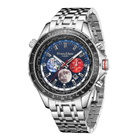 Swan & Edgar World Timer Blue Dial Mens Watch SE0059S