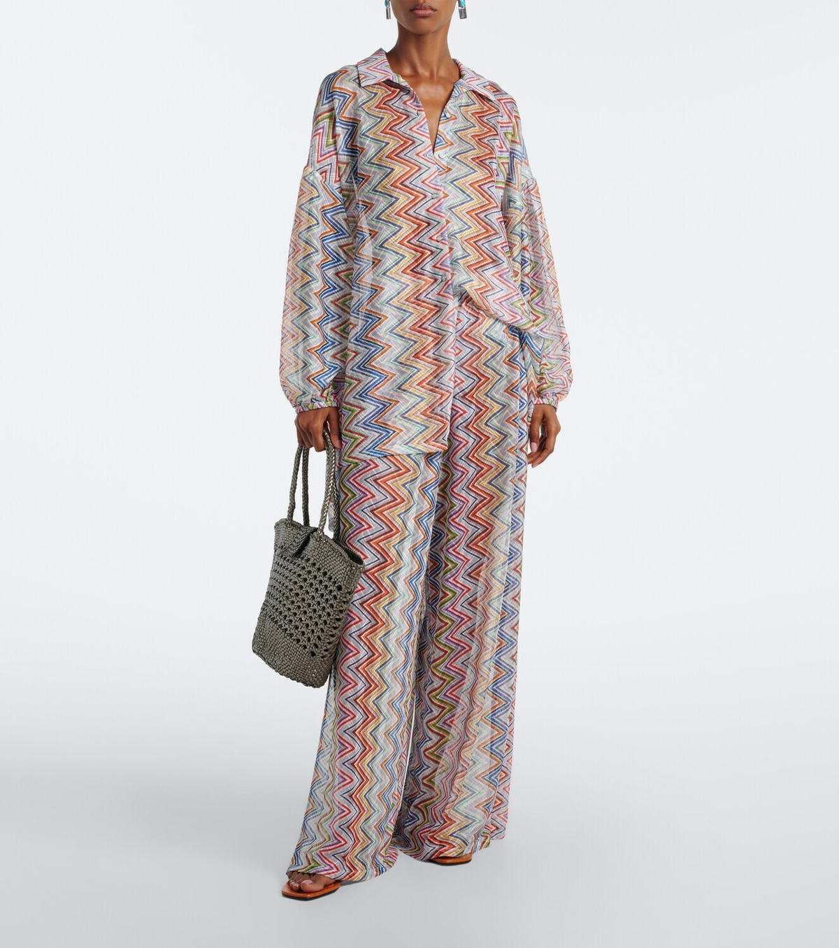 Rixo x Dragon Diffusion Lucine leather tote bag