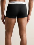 Calvin Klein Underwear - Modern Three-Pack Stretch-Cotton Trunks - Black