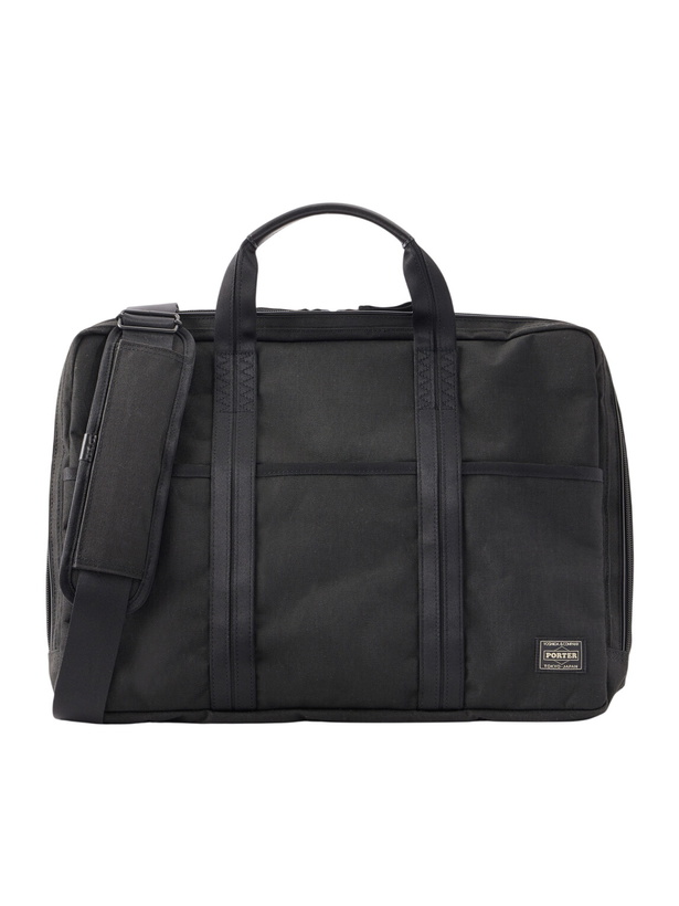 Photo: Porter-Yoshida and Co - Hybrid 2Way Canvas Briefcase - Black