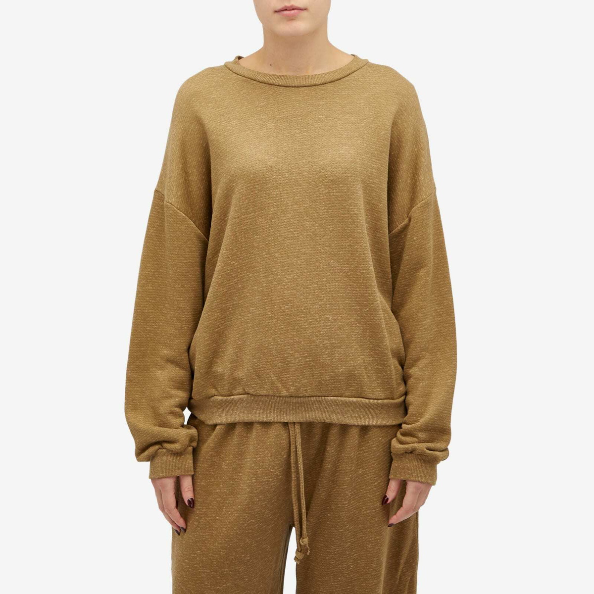 Baserange Women's Rim Sweatshirt in Stome Green