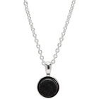 Stolen Girlfriends Club Silver and Black Ocean Pendant Necklace