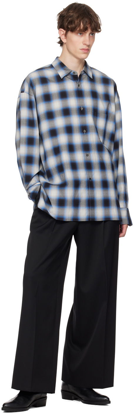 stein Blue Oversized Shirt