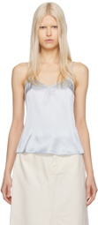 FRAME Blue V-Neck Camisole