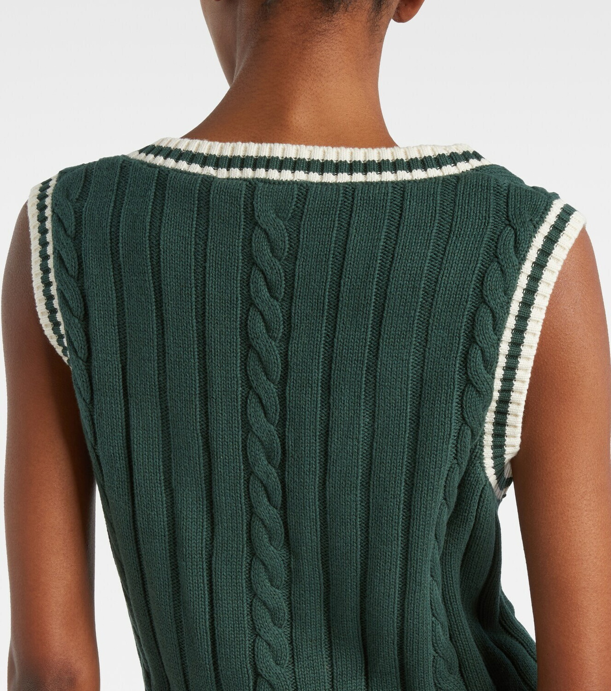 The Upside Santa Fe Julia cotton sweater vest