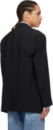 WOOYOUNGMI Black Two Button Single Blazer