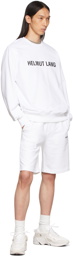 Helmut Lang White Core Shorts