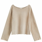 Joah Brown Women's Slouchy Pullover Sweatshirt in Sand