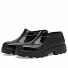 KASSL Editions Women's x Tretorn Beth Shiny Low Boot in Shiny Black