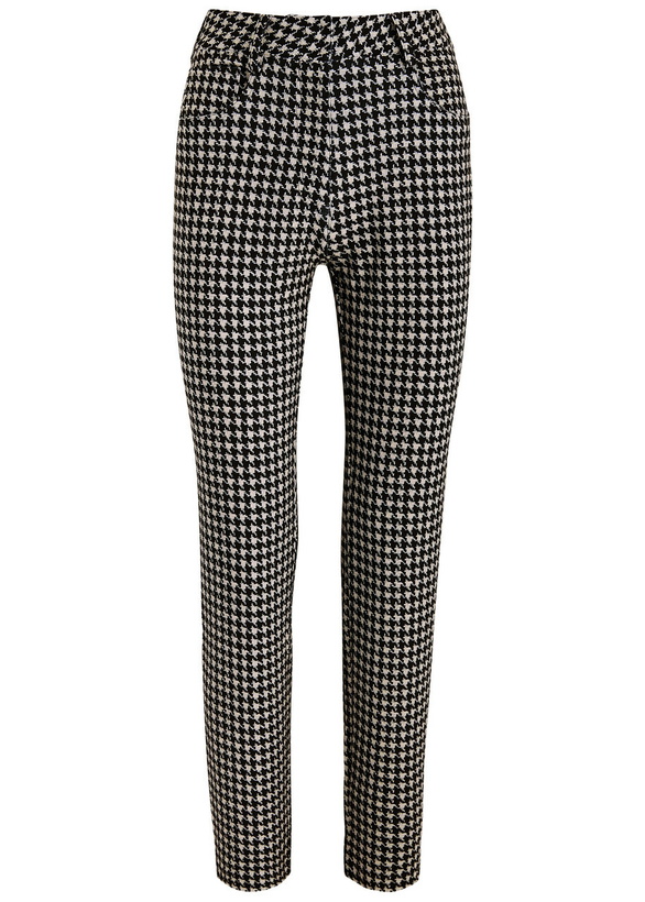 Photo: Norma Kamali Printed Stretch-jersey Trousers Black