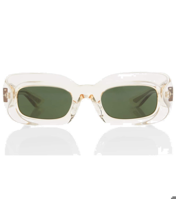 Photo: Khaite 1966C rectangular sunglasses