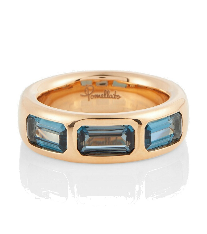 Photo: Pomellato Iconica 18kt rose gold ring with topaz