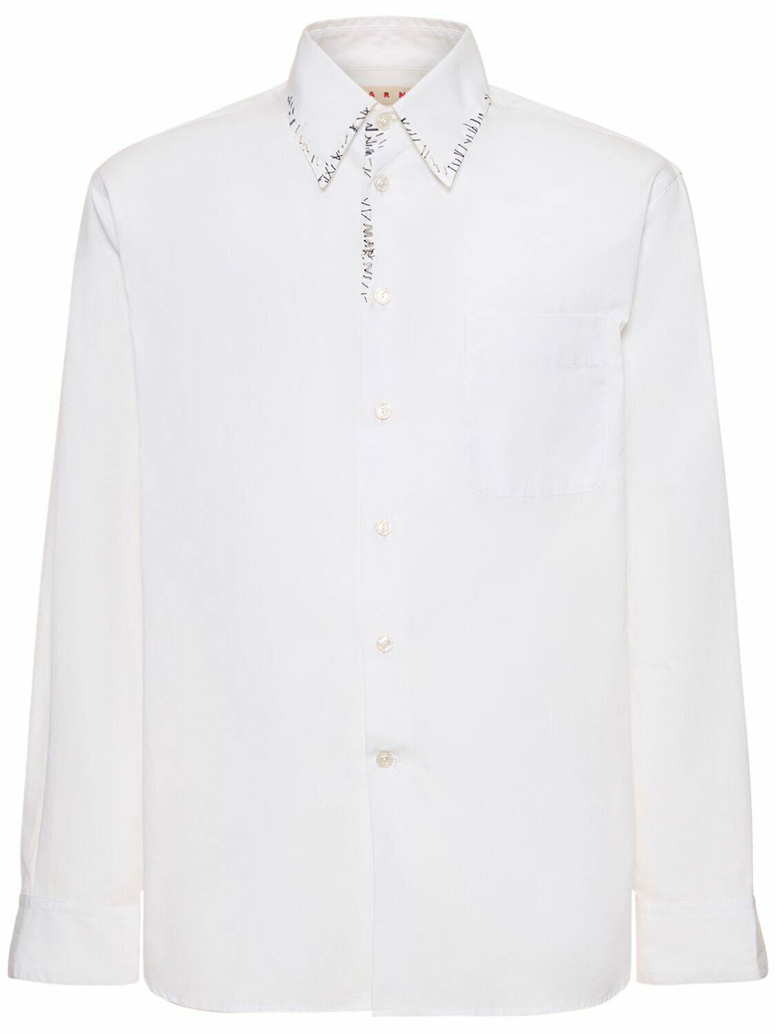 Marni Pastel Striped Poplin Shirt