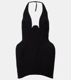 Mugler Scalloped minidress