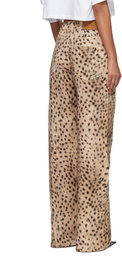 AMIRI Beige Deer Carpenter Jeans