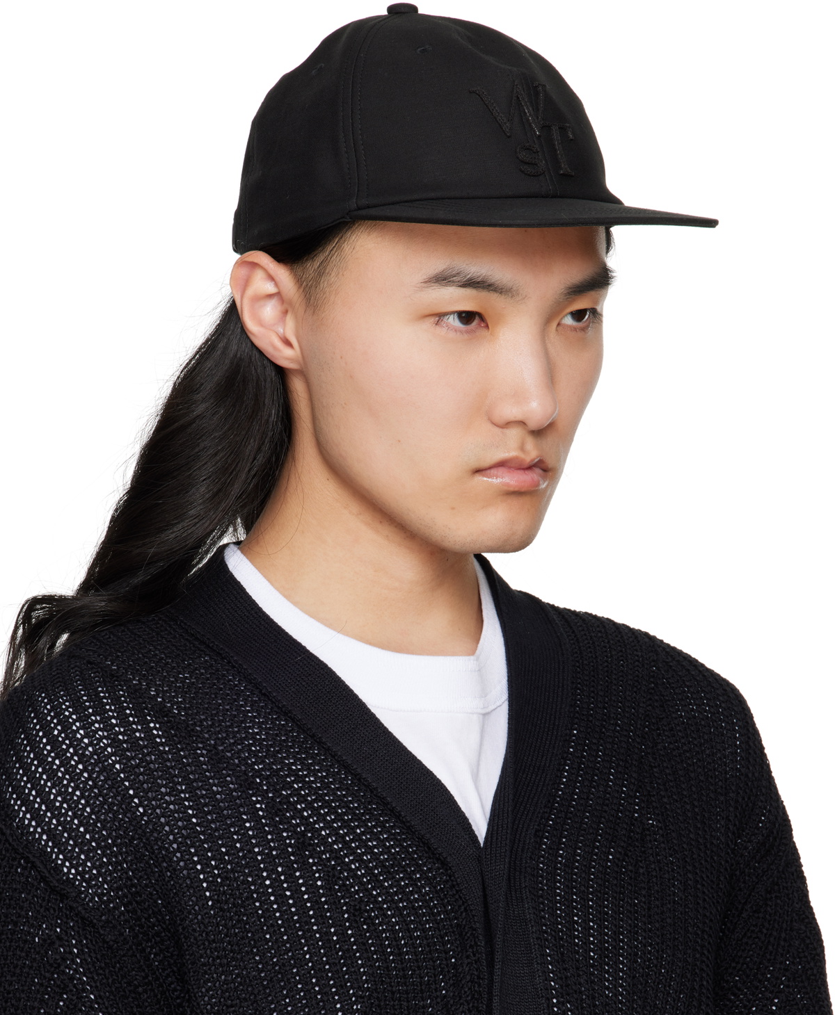 sacai Black WTAPS Edition Cotton Back Satin Cap