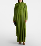 Tom Ford Draped silk georgette kaftan
