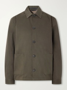 Sunspel - Cotton-Drill Jacket - Green