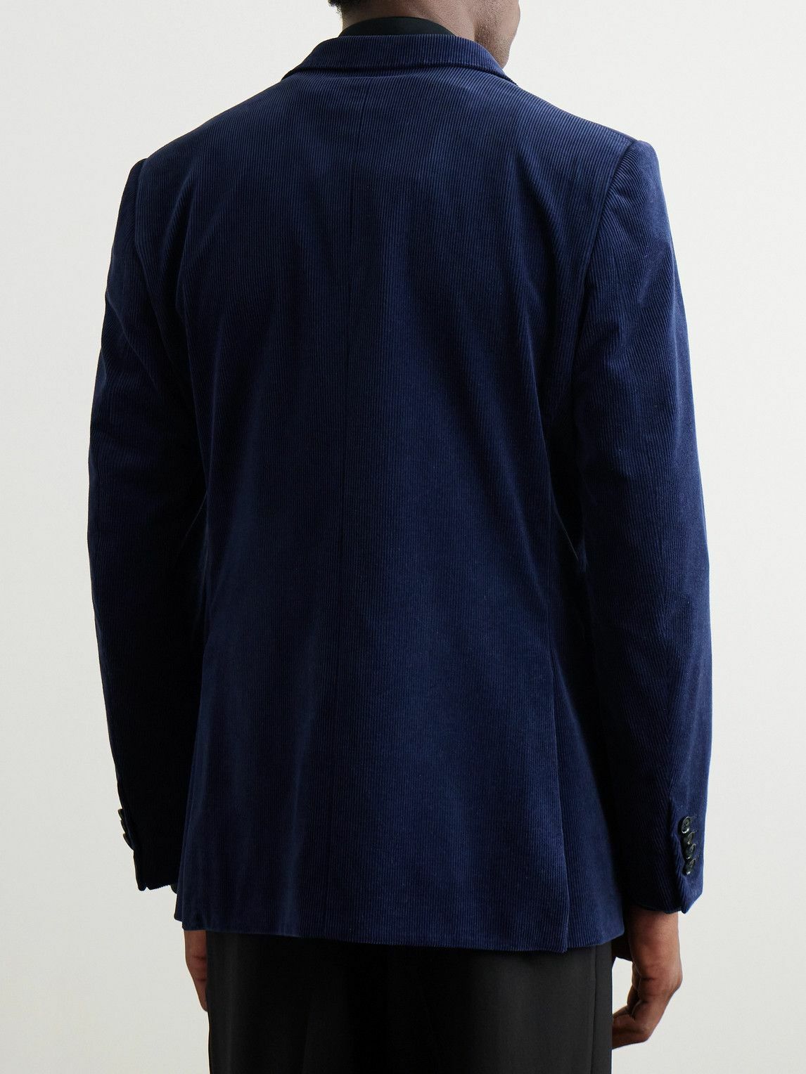 Zegna Cotton Blend Corduroy Suit Jacket Blue Zegna zegna-cotton-blend-corduroy-suit-jacket-blue-zegna