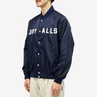 Human Made Men's Nylon Stadium Jacket in Navy